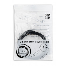 Gembird Jack Stereo 3,5mm M/M audio cable 1,8m Black
