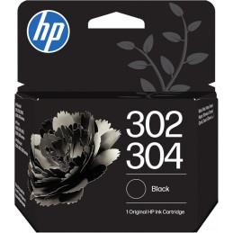 HP 302/304 Black tintapatron