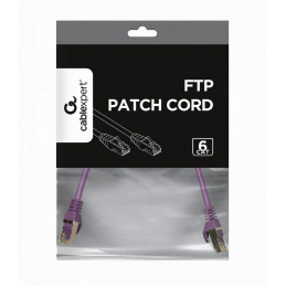 Gembird CAT6 F-UTP Patch Cable 0,25m Purple