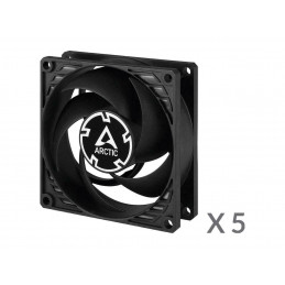 Arctic P8 PWM PST Value Pack (Black/Black) (5db/cs)