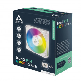Arctic BioniX P14 A-RGB White (3 Pack)