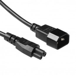 ACT Powercord C14 - C5 0,25m Black