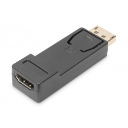 Digitus DisplayPort adapter, DP - HDMI type A Black
