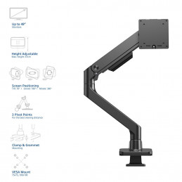 ACT AC8340 Single Monitor Arm Office Premium with Gas Spring