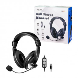 Logilink USB Stereo Headset Black