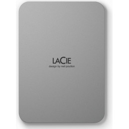 LaCie 2TB 2,5" USB3.1 Type-C Moon Silver