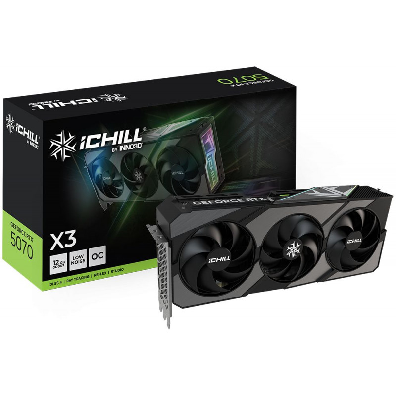 Inno3D GeForce RTX5070 12GB GDDR7 iChill X3