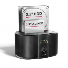 AXAGON ADSA-SC USB-C 5Gbps Docking and Cloning Station Black