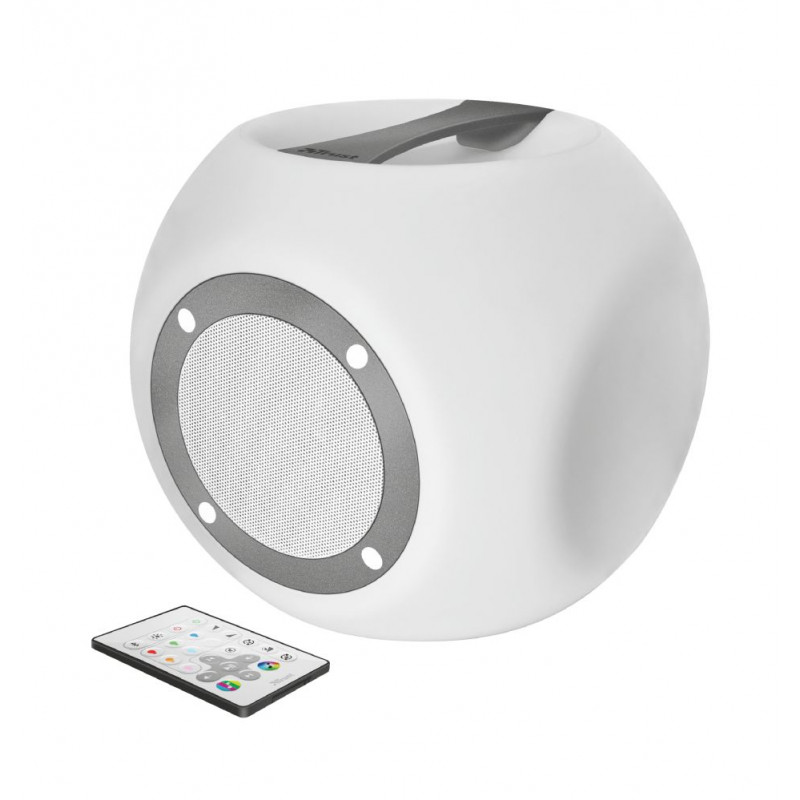Trust Lara Wireless Bluetooth speaker with multi-colour party lights White