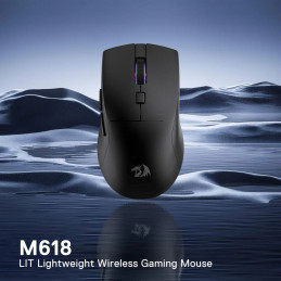 Redragon M618 Lite Wireless Bluetooth Mouse Black