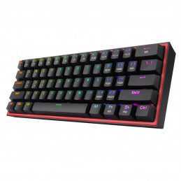 Redragon Fizz RGB, wired mechanical keyboard,RGB, red switch Black HU