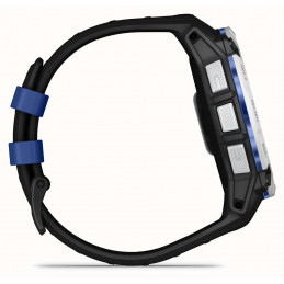 Garmin Instinct 3 50mm Solar Whitestone with Black/Bolt Blue Band