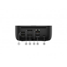 HP USB-C 100W G6 Dock Black