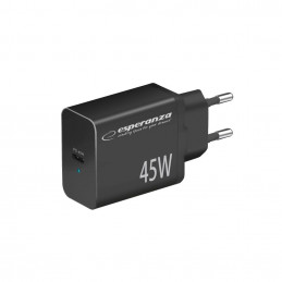 Esperanza EZC108K Quick Power Charger 45W USB-C Black