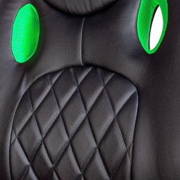 Delight BMD1116GR Gaming Chair Black/Green