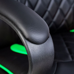 Delight BMD1116GR Gaming Chair Black/Green