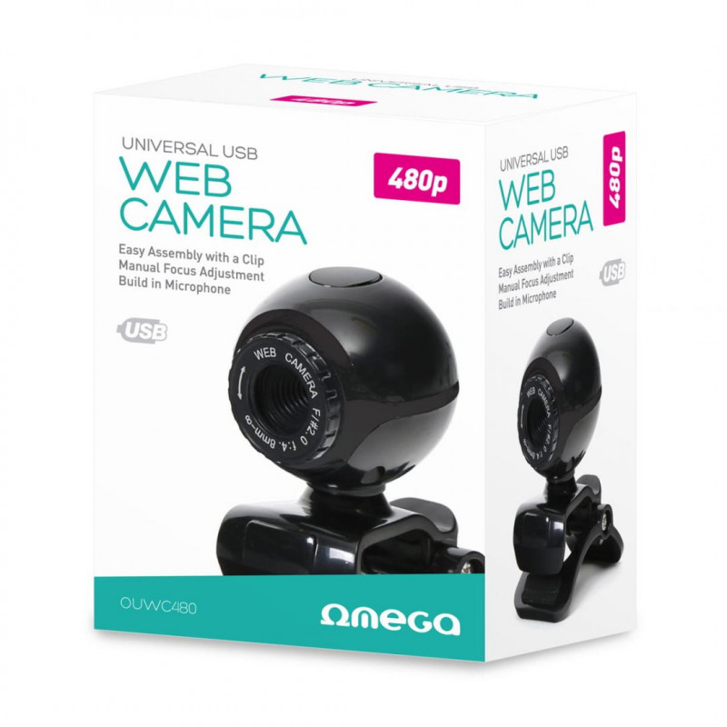 Platinet Omega Webcam C15 Webkamera Black