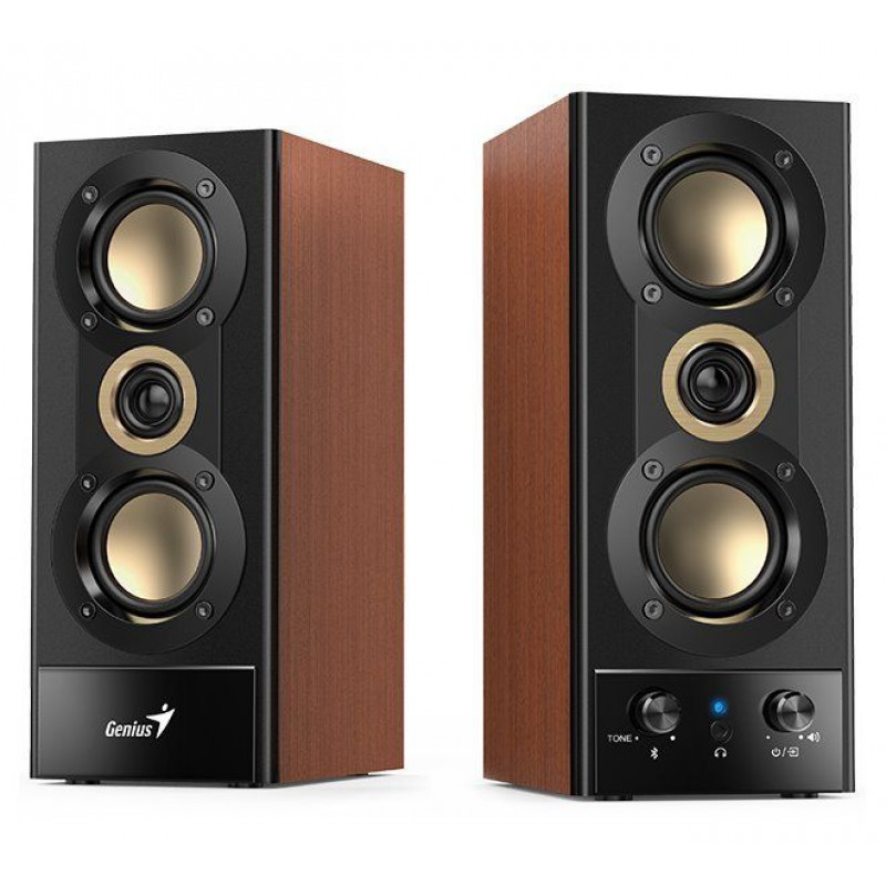 Genius SP-HF800BT Bluetooth Speaker Wood