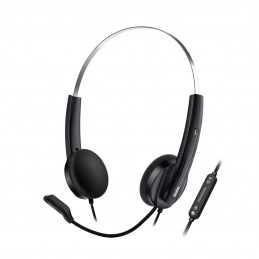 Genius HS-220U AI Headset Black