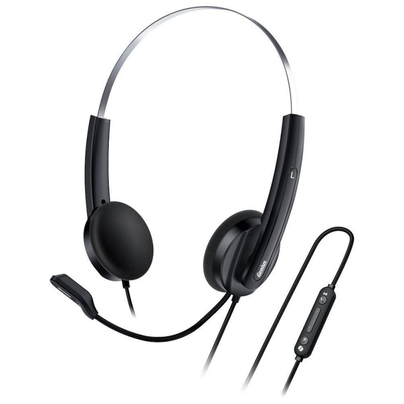 Genius HS-220U AI Headset Black