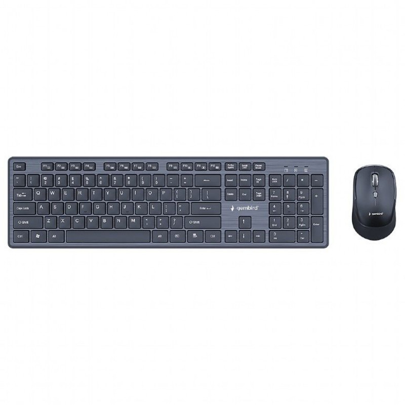 Gembird KBS-WCH-04 Keyboard Combo Black US