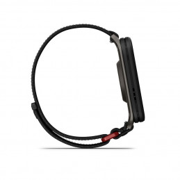 Garmin Venu X1 Black with Slate Titanium Caseback and Black ComfortFit Nylon Band