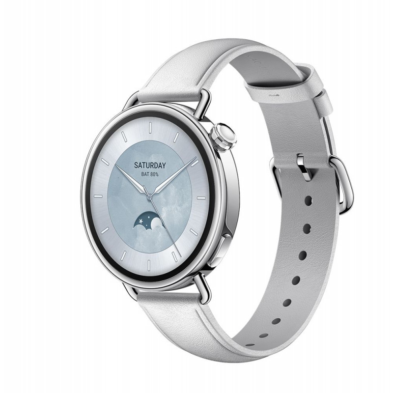 Xiaomi Watch S4 41mm Leather Strap White
