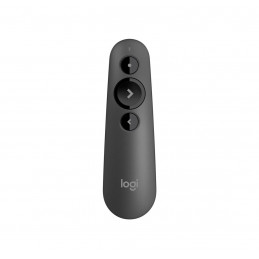 Logitech R500s Laser Presentation Remote Wireless Presenter Red Laser Graphite