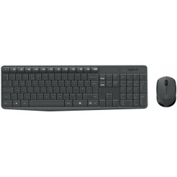 Logitech MK235 Wireless Combo billentyűzet + egér Black US
