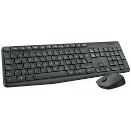 Logitech MK235 Wireless Combo billentyűzet + egér Black US