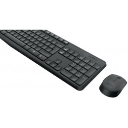Logitech MK235 Wireless Combo billentyűzet + egér Black US