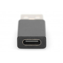 Digitus USB Type-C male/famale adapter Black