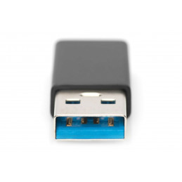 Digitus USB Type-C male/famale adapter Black