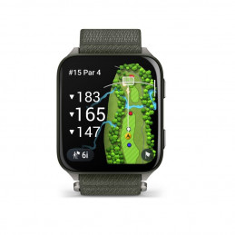 Garmin Venu X1 Moss with Titanium Caseback and Moss ComfortFit Nylon Band