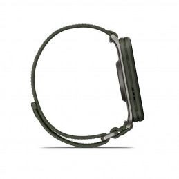 Garmin Venu X1 Moss with Titanium Caseback and Moss ComfortFit Nylon Band