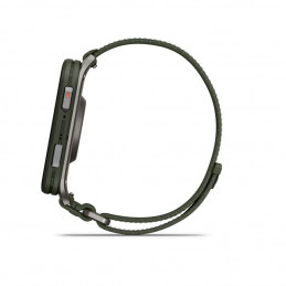 Garmin Venu X1 Moss with Titanium Caseback and Moss ComfortFit Nylon Band
