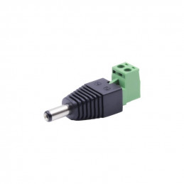 Nestron DC tápcsatlakozó dugó; 2.1/5.5/11 mm; apa