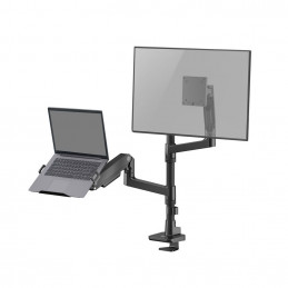 ACT AC8341 Single Monitor Arm and Laptop Arm Office Premium with Gas Spring Pole Mounted