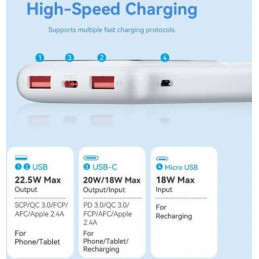 Vention 10000mAh PowerBank White