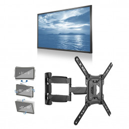 ACT Full Motion TV Wall Mount 23" to 55" VESA Black
