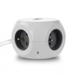 ACT Power Strip Cube E Socket Hálózati Elosztó 3DIN 1,5m White