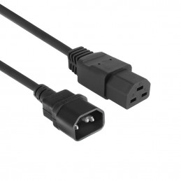 ACT Powercord C14 male- C21 famale 1m Black
