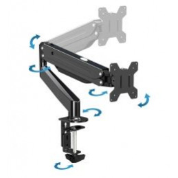 Esperanza Desk Holder with gas spring for computer monitors 17"-27" Fonos
