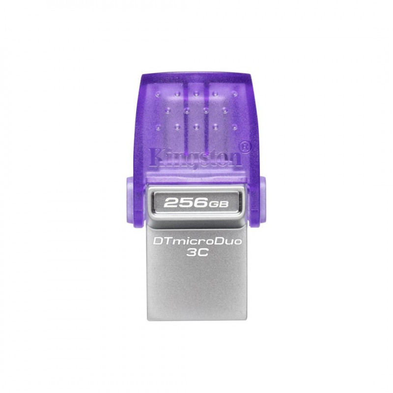 Kingston 256GB DT microDuo 3C USB3.2 Silver/Purple