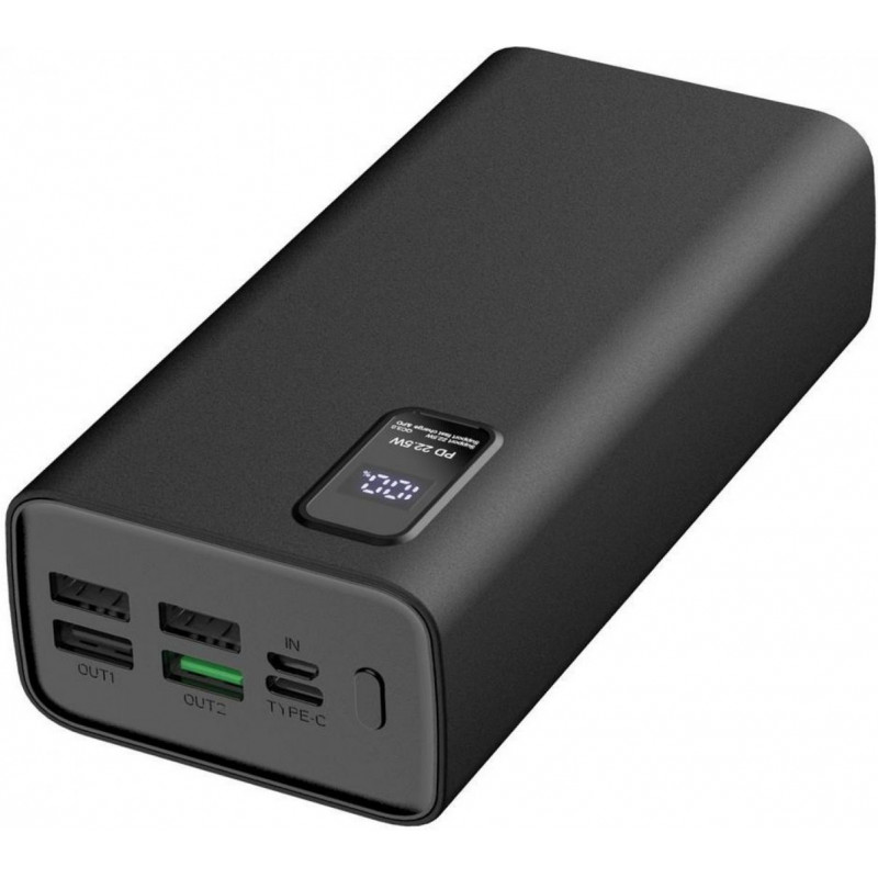 Platinet PMPB30WQC728B 30000mAh PowerBank Black