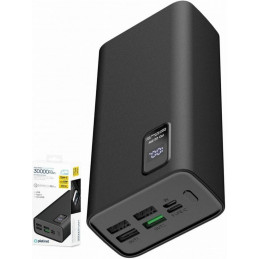 Platinet PMPB30WQC728B 30000mAh PowerBank Black