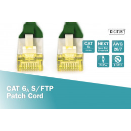 Digitus CAT6A S-FTP Patch Cable 2m Green