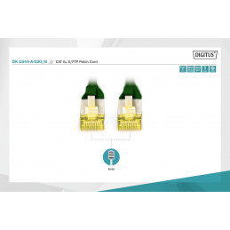 Digitus CAT6A S-FTP Patch Cable 2m Green