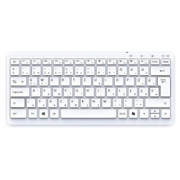 Gembird Slimline Wireless Bluetooth Keyboard White HU