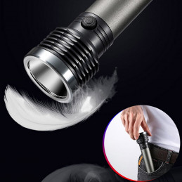 Platinet Torch FlashLight Aluminium 3W Grey